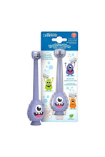 
                        
                          Load image into Gallery viewer, Dr Brown&#39;s ToothScrubber Toddler Toothbrush - Monster
                        
                      