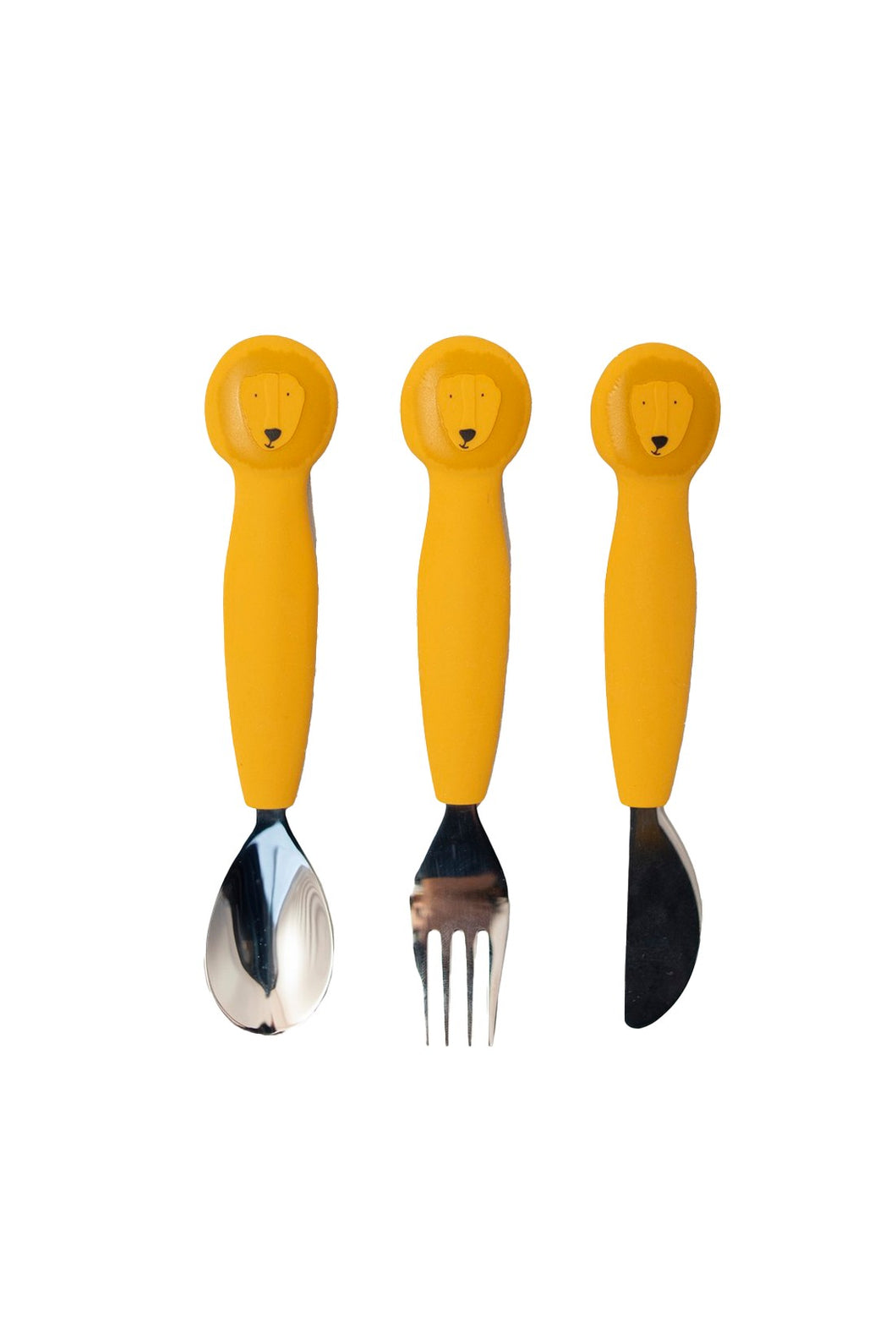 Trixie Silicone Cutlery Set 3-pack - Mr Lion