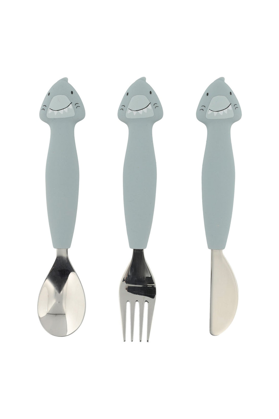 Trixie Silicone Cutlery Set 3-pack - Mr Shark