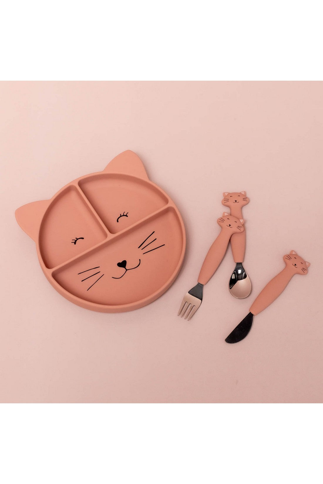 Trixie Silicone Cutlery Set 3 pack Mrs Cat Online mothercare