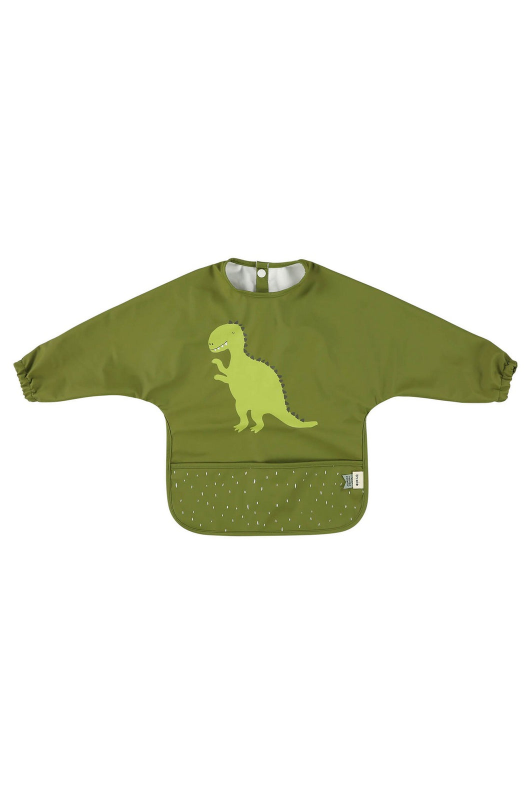 Trixie Waterproof Long Sleeve Bib - Mr Dino
