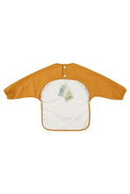 
                        
                          Load image into Gallery viewer, Trixie Waterproof Long Sleeve Bib color in orange - Mr Fox back view
                        
                      