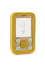 
                        
                          Load image into Gallery viewer, Trixie Wooden Silicone Baby Phone - Mr Lion 45 angle view
                        
                      