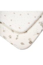 
                        
                          Load image into Gallery viewer, Tutti Bambini CoZee Bedside Crib Fitted Sheets 2 Pack - Cocoon
                        
                      