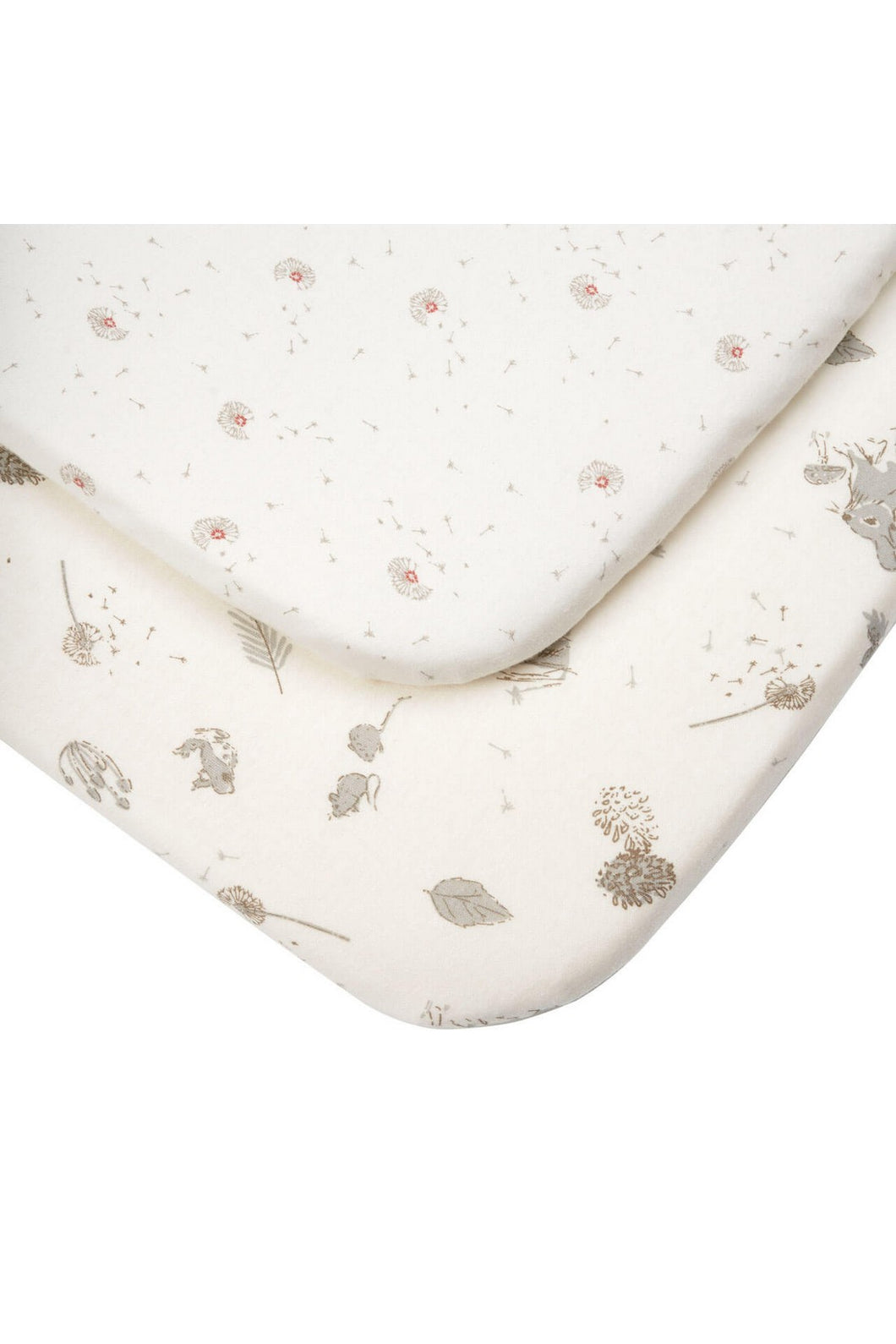 Tutti Bambini CoZee Bedside Crib Fitted Sheets 2 Pack - Cocoon