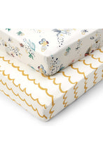 
                        
                          Load image into Gallery viewer, Tutti Bambini Cot Fitted Sheets 2 Pack - Our Planet
                        
                      