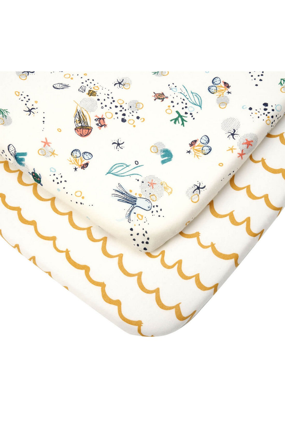 Tutti Bambini CoZee Bedside Crib Fitted Sheets 2 Pack Our