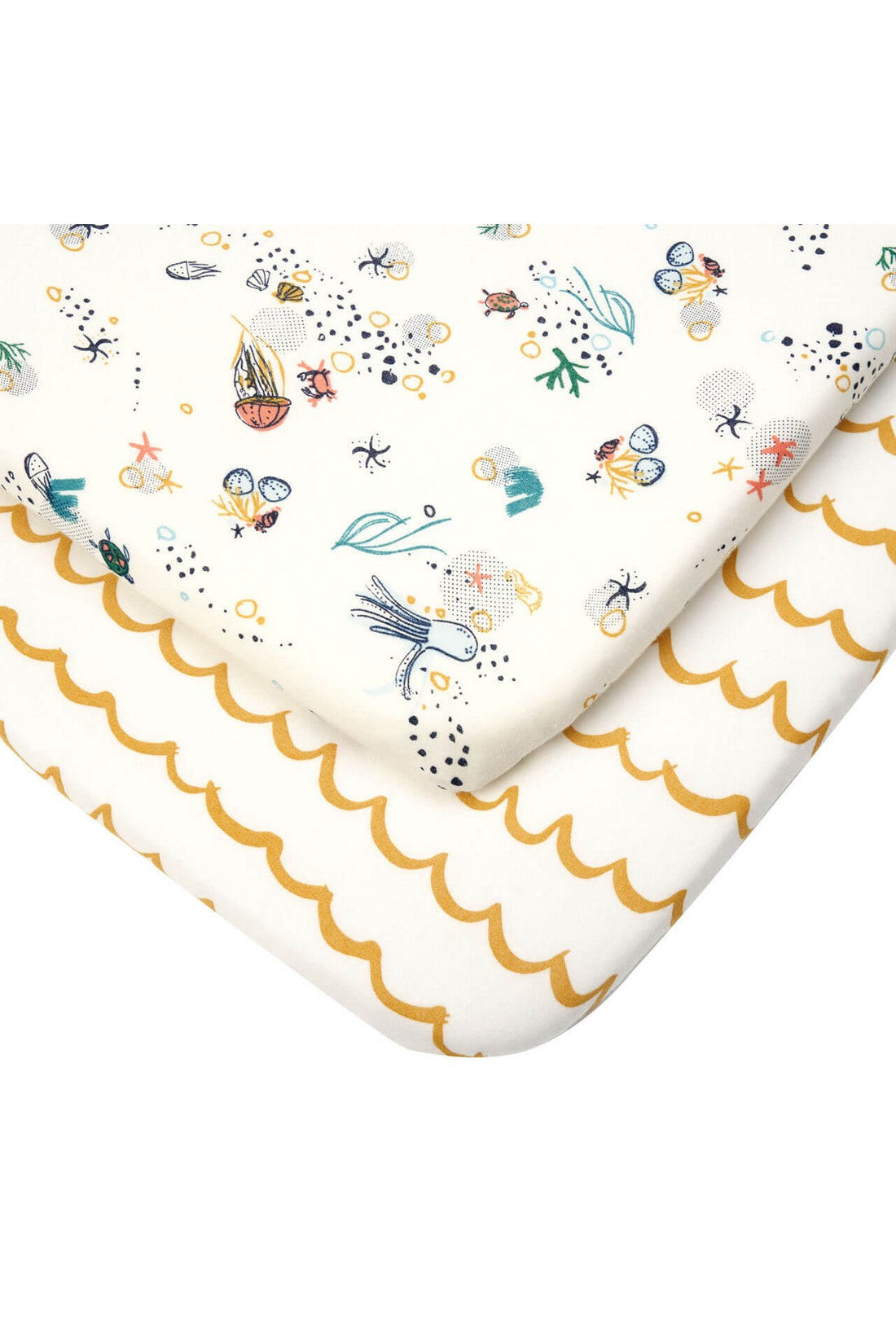 Tutti Bambini CoZee Bedside Crib Fitted Sheets 2 Pack Run Wild Online
