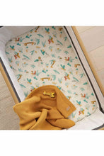 
                        
                          Load image into Gallery viewer, Tutti Bambini CoZee Bedside Crib Fitted Sheets 2 Pack - Run Wild
                        
                      