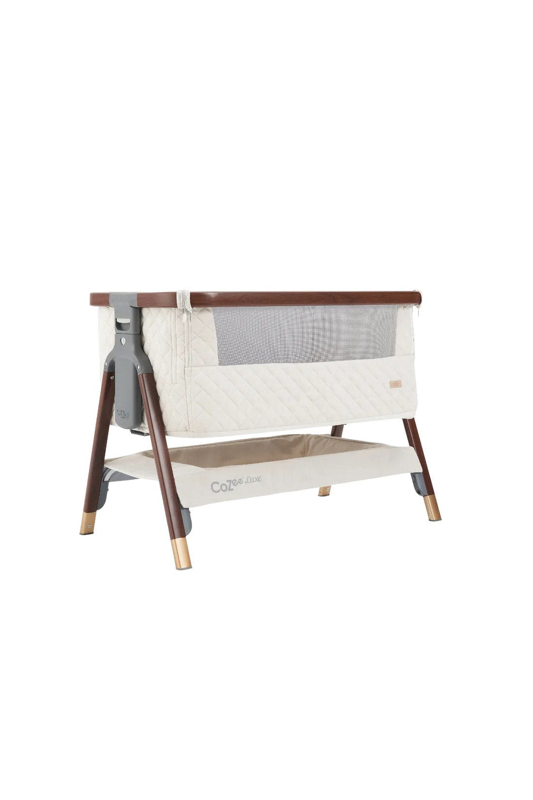 Tutti Bambini Cozee Luxe Bedside Crib Cream 2