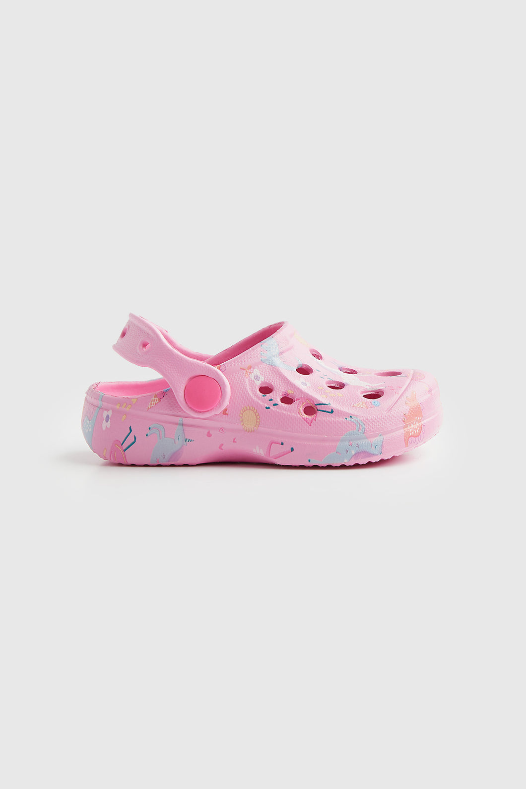 Mothercare Pink Party Horse Clog Shoes