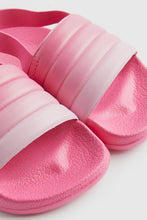 
                        
                          Load image into Gallery viewer, Mothercare Pink Ombre Slider Sandals
                        
                      