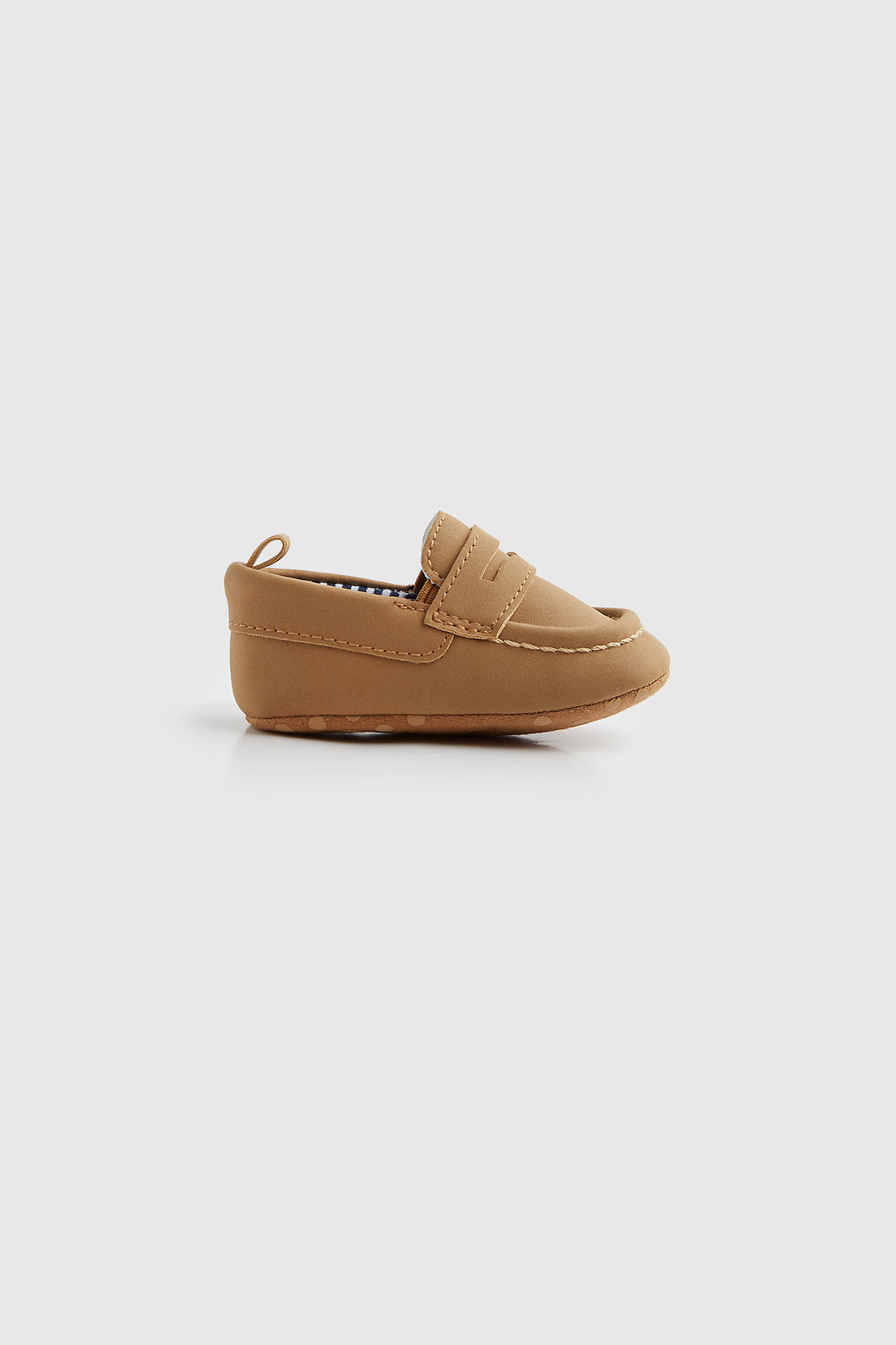 Mothercare Brown Loafer Pram Shoes