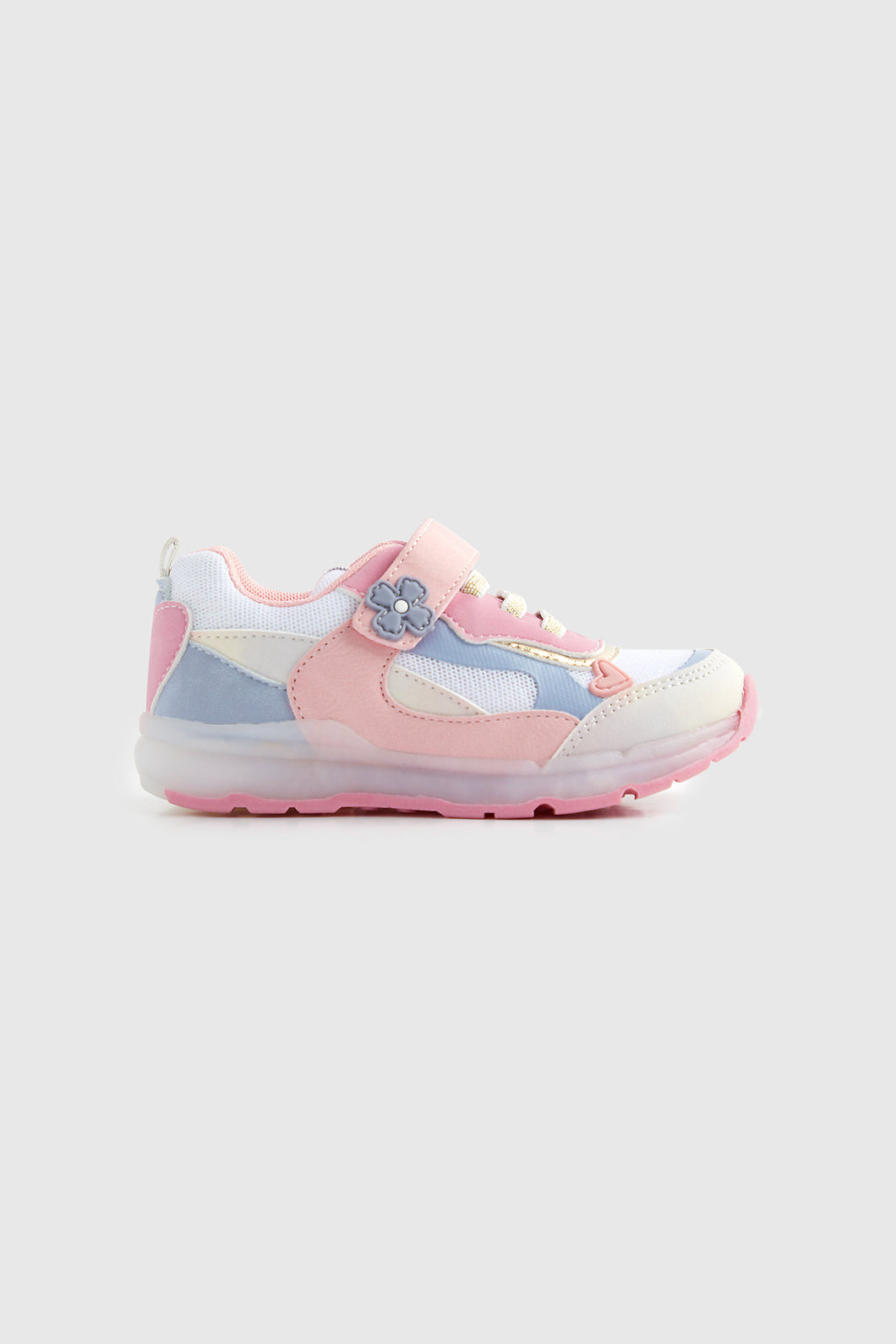 Mothercare Pink Light-Up Trainers