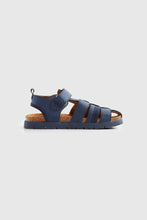 
                        
                          Load image into Gallery viewer, Mothercare Navy Fisherman Sandals
                        
                      