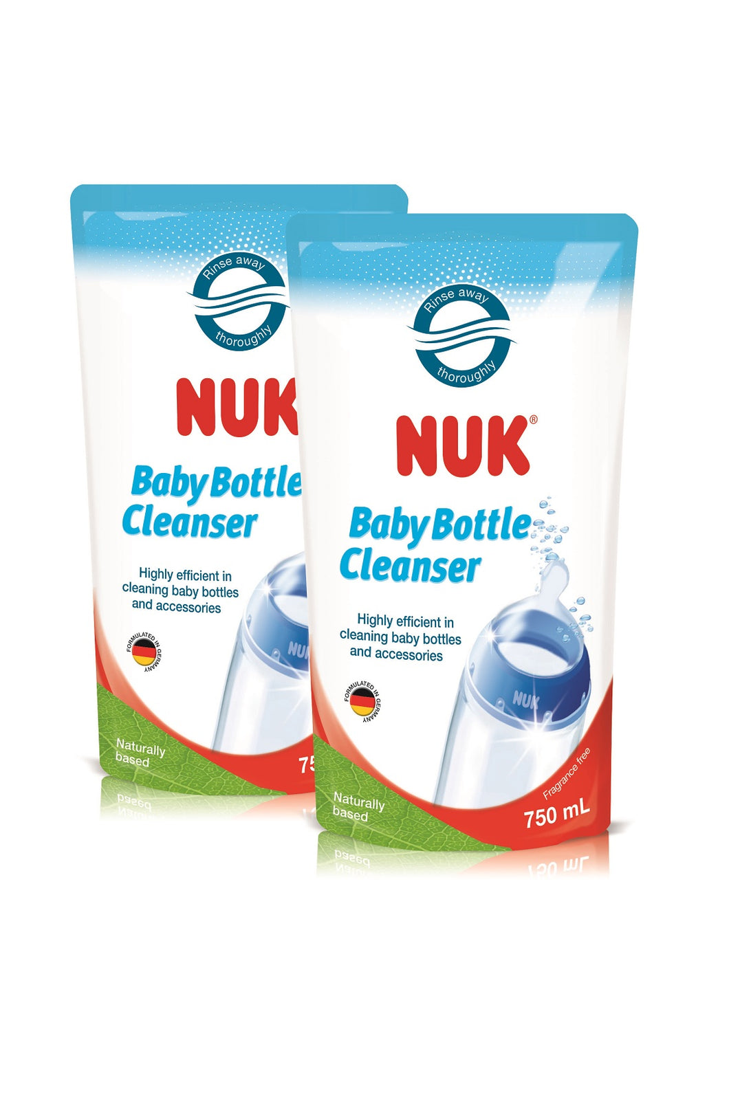 NUK Bottle Cleanser 750ml 2 Pack 1