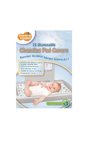 Parents League Disposable Changing Pad Cover 15's 1