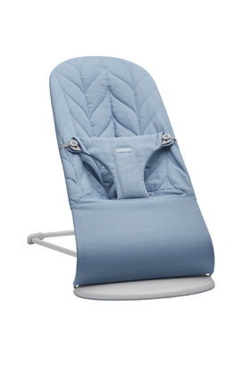 BabyBjorn Bouncer Bliss Blue Cotton Petal Quilt 1