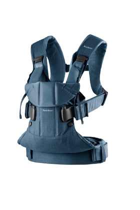 BabyBjorn Baby Carrier One Classic Denim/Midnight Blue Cotton Mix 1