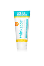 
                        
                          Load image into Gallery viewer, Thinksport Kids Safe Sunscreen SPF 50+ 6oz Family Size 1
                        
                      
