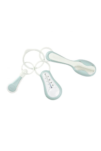 Beaba Green Personal care set 1 thermometer +1 baby nail clippers + brush and comb Bundle item 1