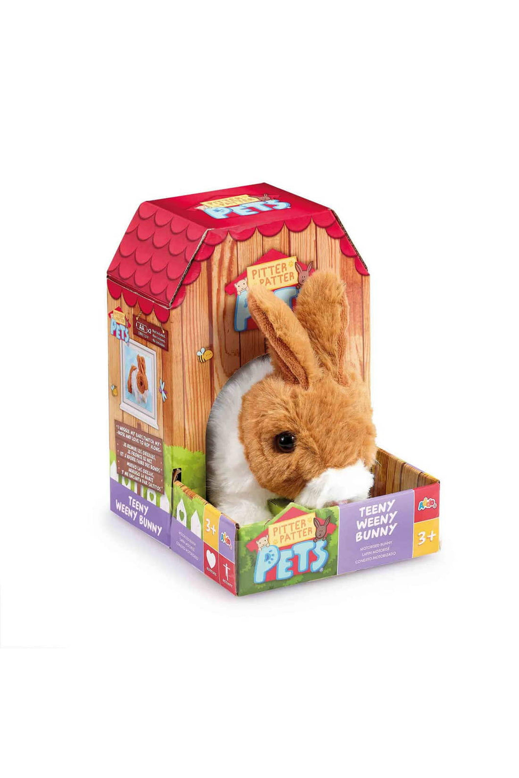 Addo Pitter Patter Pets Teeny Weeny Bunny - Brown Electronic Pet