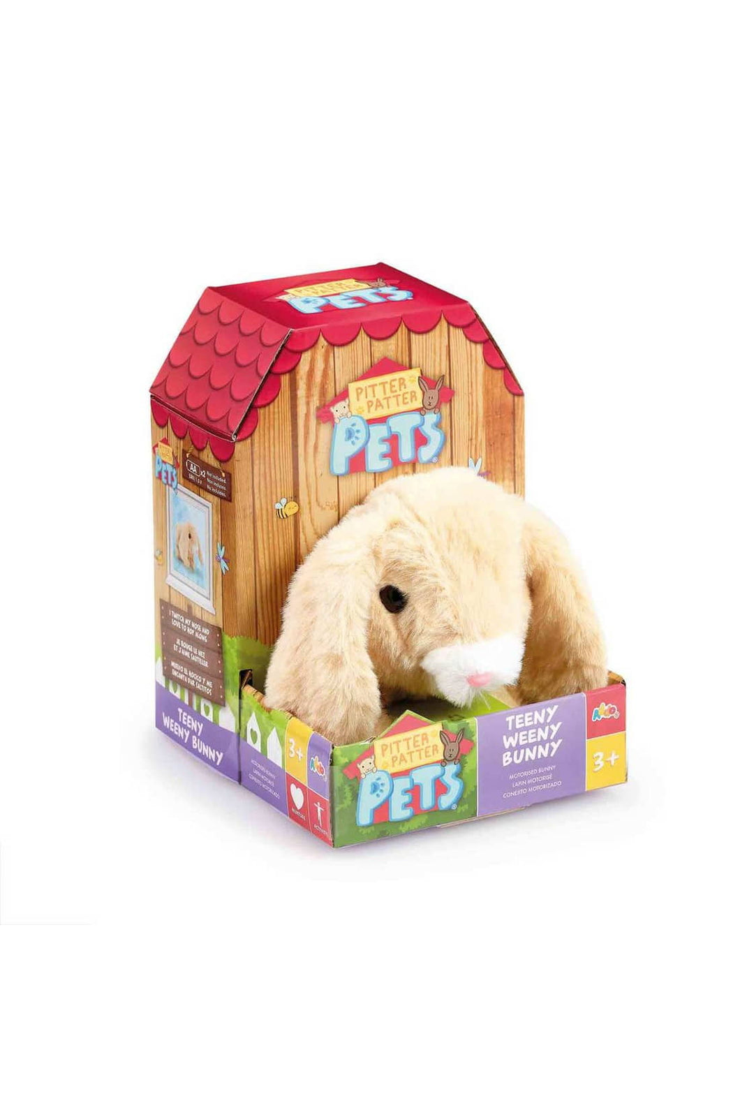 Addo Pitter Patter Pets Teeny Weeny Bunny - Floppy Eared Electronic Pet