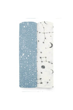 
                        
                          Load image into Gallery viewer, Aden + Anais Essential Silky Soft Swaddle Comics Galaxy - 2-Pack 1
                        
                      