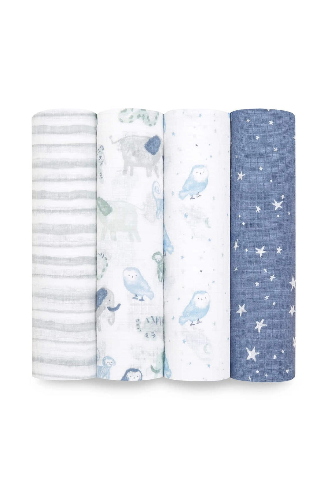 Aden + Anais Essentials Cotton Muslin Swaddles Time To Dream - 4 Pack 1