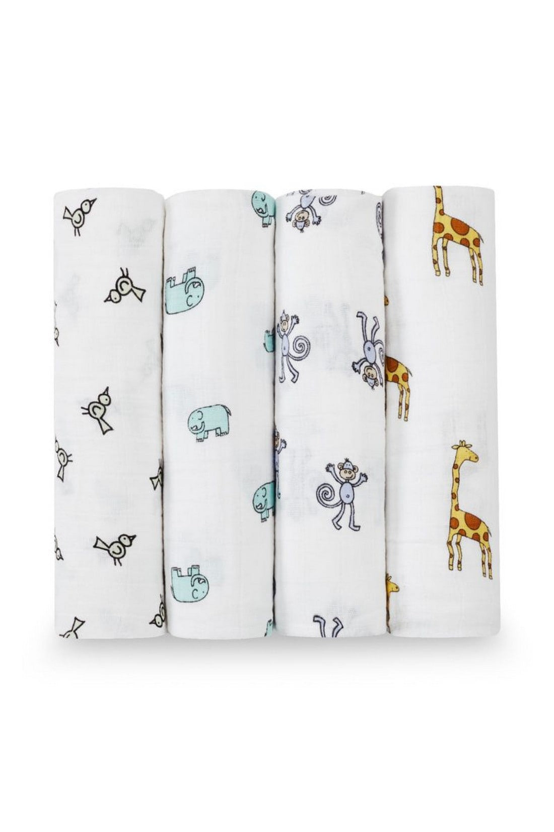 Buy Aden + Anais Classic Swaddles 4Pack Jungle Jam Online
