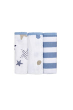 
                        
                          Load image into Gallery viewer, Aden Anais Cotton Muslin Washcloth Set 3 Pack Rock Star 3
                        
                      