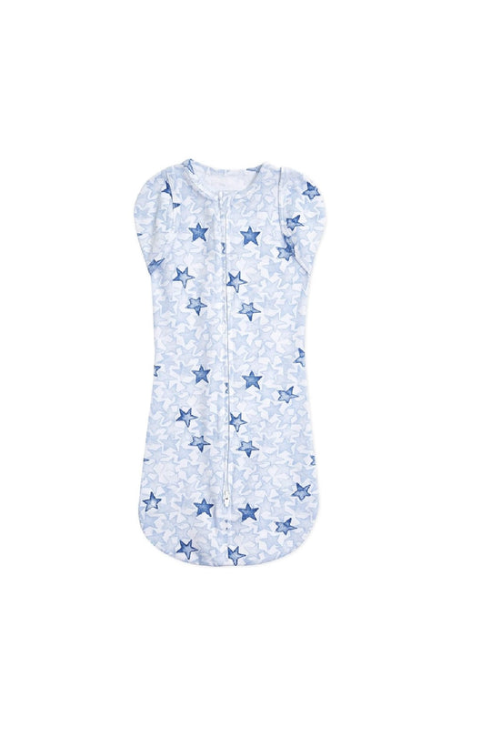 Buy Aden Anais Essentials Newborn Snug Swaddle 2 Pack Twinkling Star Blue Online mothercare mothercare hong kong