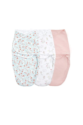 Aden Anais Essentials Wrap Swaddle 3 Pack Fairy Tale Flowers 1
