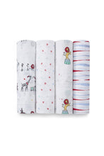 
                        
                          Load image into Gallery viewer, Aden + Anais Classic Swaddles 4Pack Vintage Circus 1
                        
                      