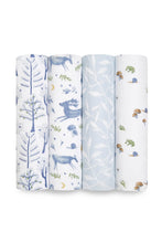 
                        
                          Load image into Gallery viewer, Aden + Anais Organic Cotton Swaddles 4 Pack  1
                        
                      