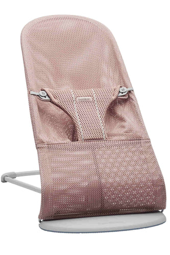 BabyBjorn Bouncer Bliss Dusty Pink Mesh 1