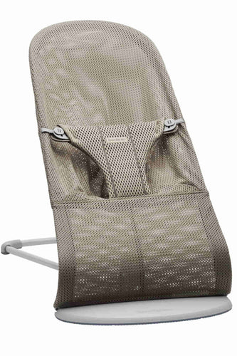 BabyBjorn Bouncer Bliss Grey Beige, Mesh 1