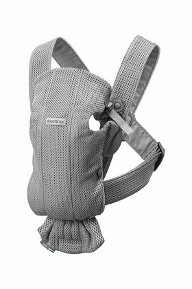 Babybjorn Baby Carrier Mini Grey 3D Mesh 1