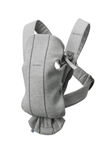 Babybjorn Baby Carrier Mini Light Grey 3D Jersey 1