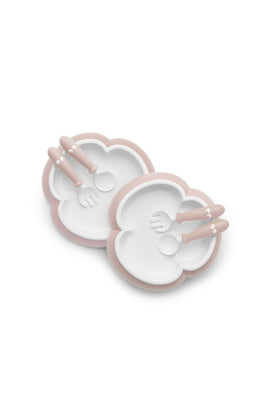 Babybjorn Baby Plate Spoon Fork Powder Pink 1