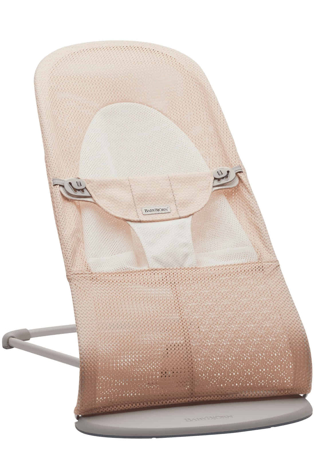 BabyBjorn Bouncer Balance Soft Pearly Pink White Mesh 1