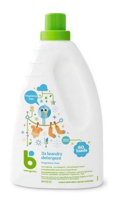 Babyganics 3X Laundry Soap 1.77L Fragrance Free