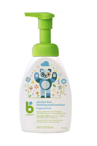 Babyganics Alcohol Free Foaming Hand Sanitizer 250Ml Fragrance Free