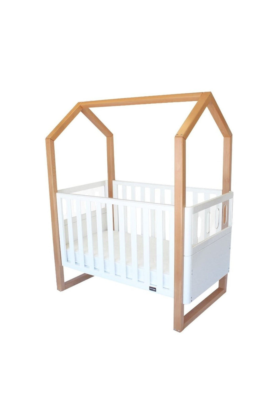 Babyhood Kaylula Mila Cot 5 in 1 Beech/White 1