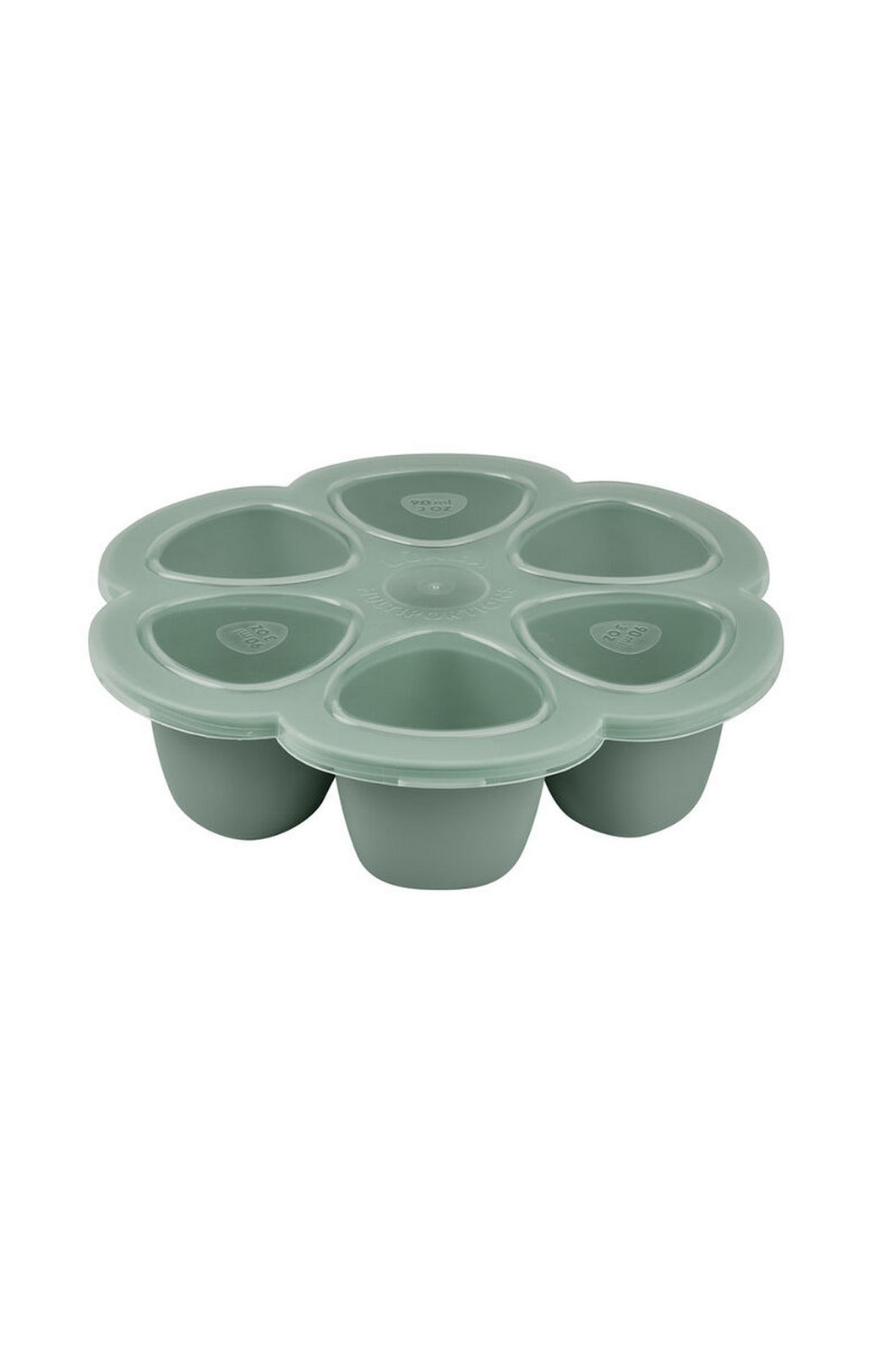 Beaba Silicone Multiportions 6 x 90ml Sage Green