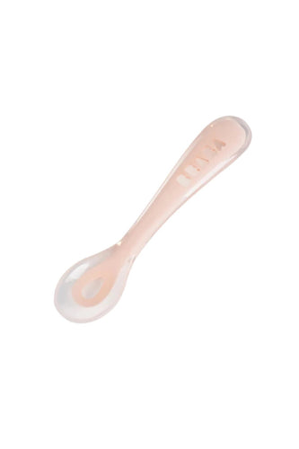 Beaba 2Nd Age Soft Silicone Spoon Pink 1