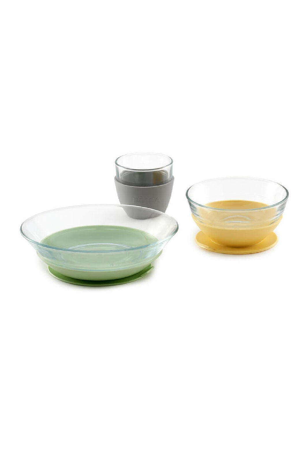 Beaba Glass Lunch Set Yellow 1