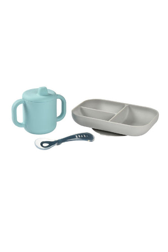 Beaba Silicone Learning Set + Cup 1