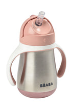 
                        
                          Load image into Gallery viewer, Beaba Stainless Steel Straw Cup 250Ml Old Pink 2
                        
                      