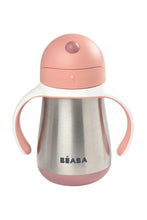 
                        
                          Load image into Gallery viewer, Beaba Stainless Steel Straw Cup 250Ml Old Pink 4
                        
                      